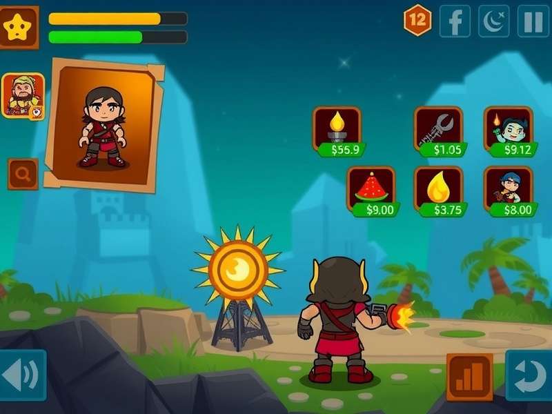 Colva Blast Quest gameplay screenshot showing action sequence